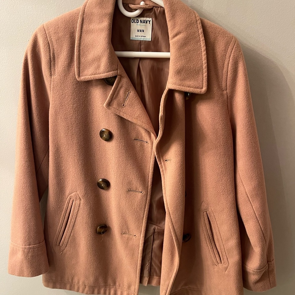 Tan women’s Pea coat